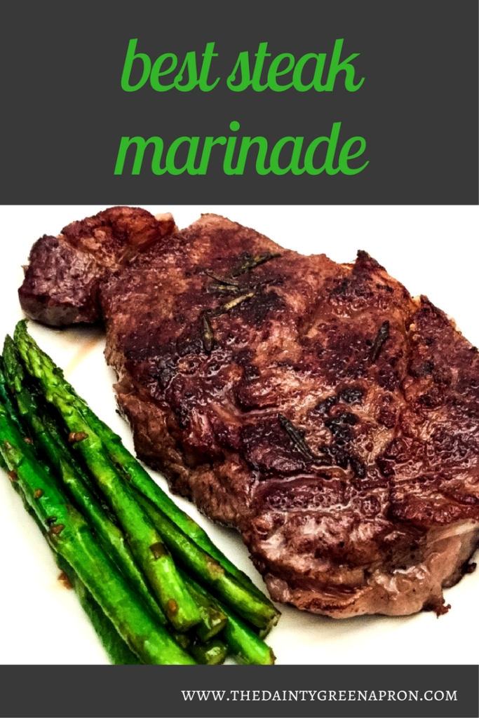 Best Steak Marinade | The Dainty Green Apron